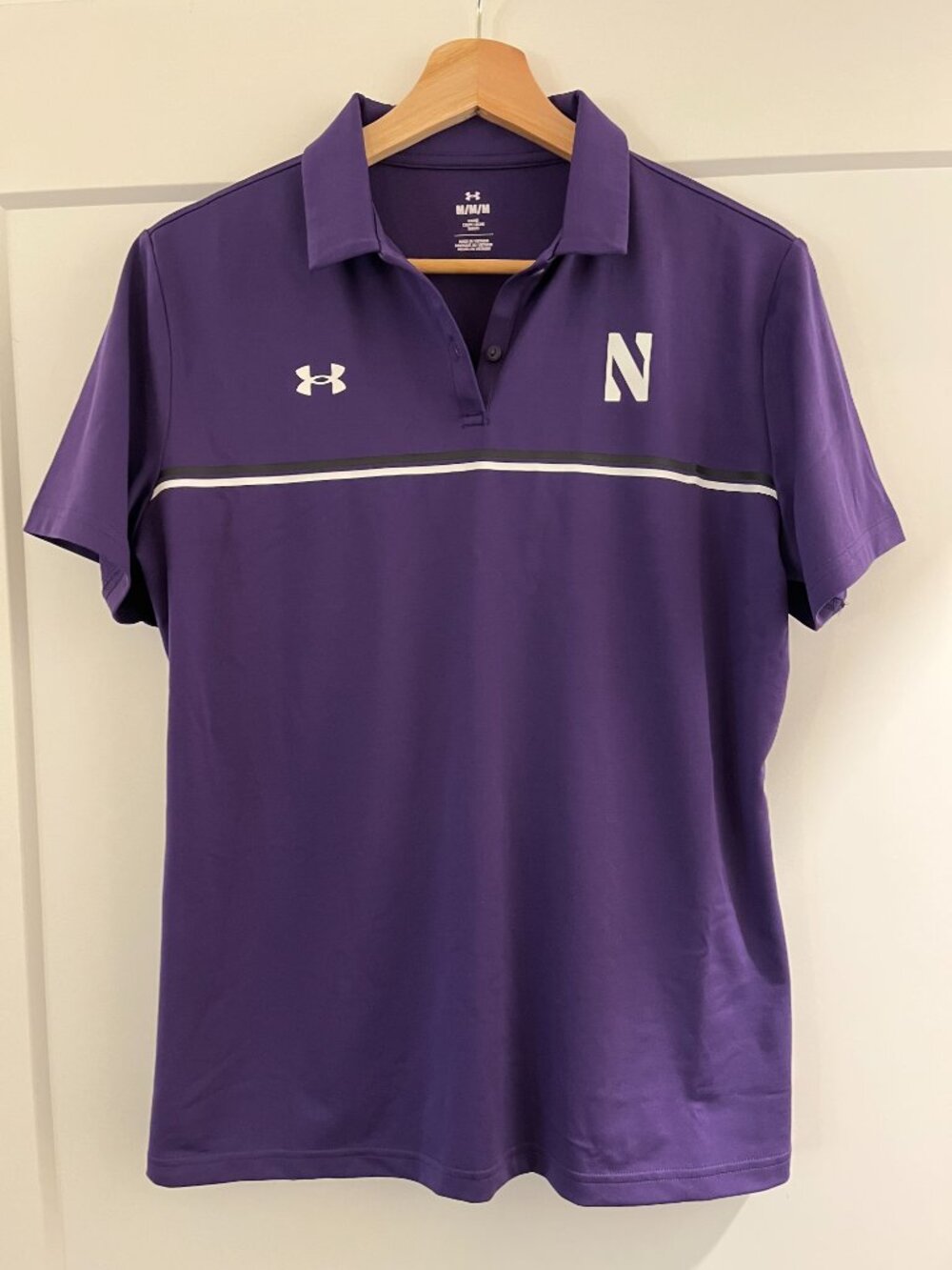 Northwestern Under Armour Purple Polo Women's M